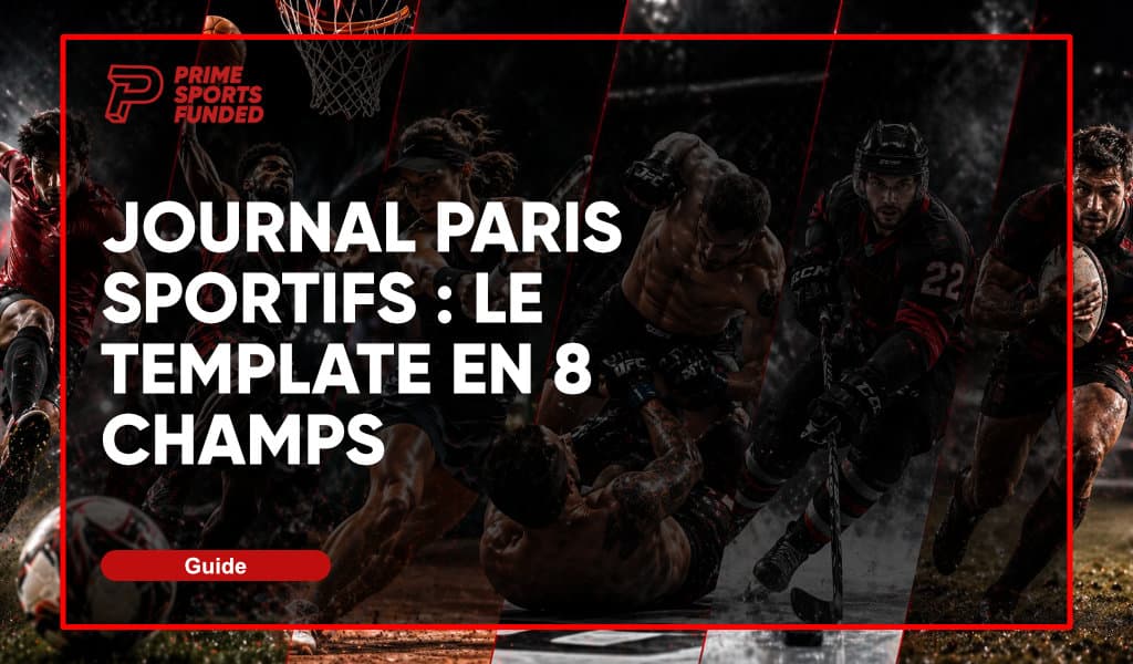 Journal Paris Sportifs : Le Template en 8 Champs (+6 % ROI)